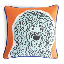 Habitat Dog Print Cushion - Multi  - 43x43cm - thumbnail 1