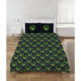 Xbox Pattern Kids Black and Green Bedding Set - Double - thumbnail 2
