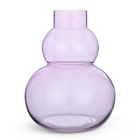 Habitat Bubble Glass Vase - Lilac