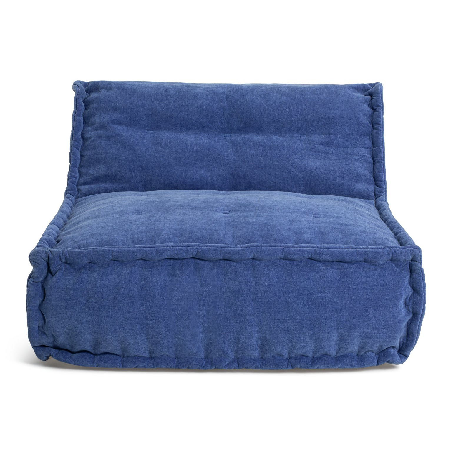 Kaikoo Estelle Quilted Bean Bag - Blue - image 1
