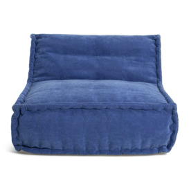 Kaikoo Estelle Quilted Bean Bag - Blue