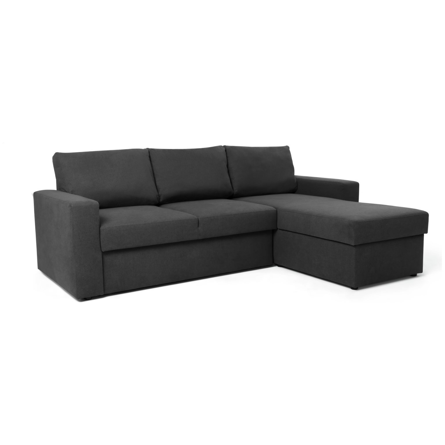 Argos Home Miller Right Corner Chaise Sofa Bed - Grey