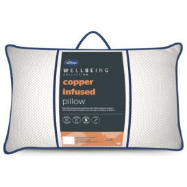 Silentnight Wellbeing Copper Infused Rejuvenating Pillow - thumbnail 1