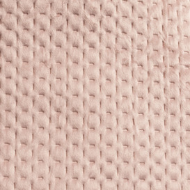 Habitat Pinsonic Velvet Plain Pink Bedding Set -Superking - thumbnail 2