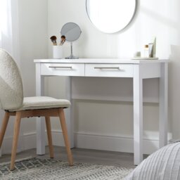 Argos Home Brisbane 2 Drawer Dressing Table - White - thumbnail 2