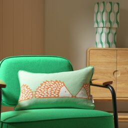 Habitat x Scion Spike Hedgehog Cushion-Green- 30x50cm - thumbnail 1