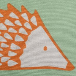 Habitat x Scion Spike Hedgehog Cushion-Green- 30x50cm - thumbnail 2