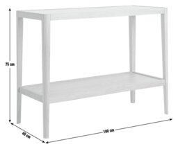 Habitat Camellia Console Table - Natural - thumbnail 2