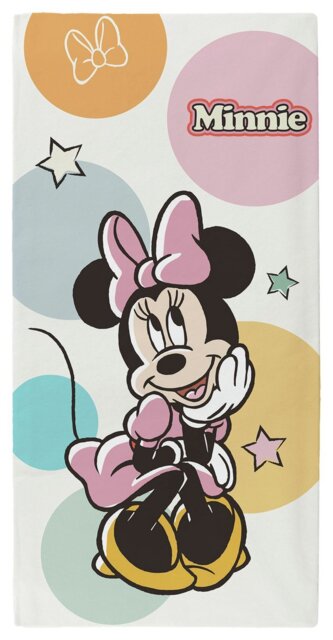 Disney Minnie Mouse Beach Towel - White - image 1