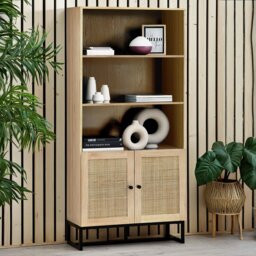 Julian Bowen Padstow Tall Bookcase - Oak
