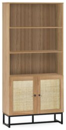 Julian Bowen Padstow Tall Bookcase - Oak - thumbnail 2