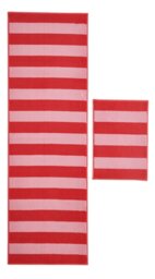 Argos Home Red & Pink Runner & Mat Set -180x57cm - thumbnail 1