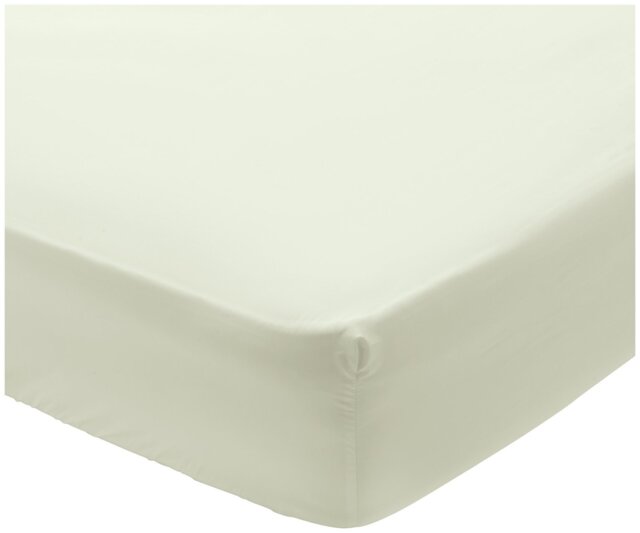 Habitat Egyptian Cotton 400TC Cream Fitted Sheet - Superking - image 1