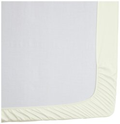 Habitat Egyptian Cotton 400TC Cream Fitted Sheet - Superking - thumbnail 2