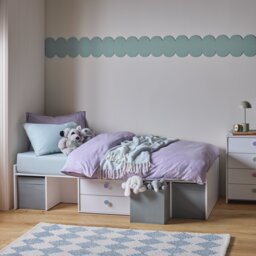 Argos Home Juno Kids 2 Drawer Cabin Bed - White - thumbnail 1
