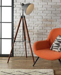 Habitat Industrial Tripod Floor Lamp - thumbnail 1