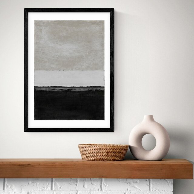 East End Prints Day Black Frame Art Print - A2 - image 1