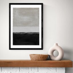 East End Prints Day Black Frame Art Print - A2