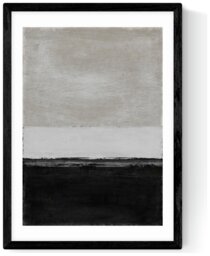 East End Prints Day Black Frame Art Print - A2 - thumbnail 2