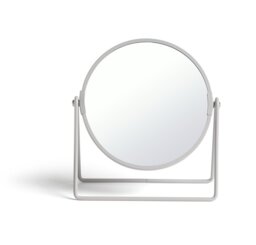Argos Home Grey Metal Round Pedestal Swivel Mirror - 21x19cm - thumbnail 2