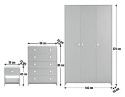 Argos Home Seville 3 Piece 3 Door Wardrobe Package - thumbnail 2
