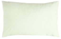 Habitat Egyptian Cotton Standard Pillowcase Pair - Cream - thumbnail 2