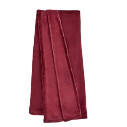 Argos Home Super Soft Fleece Throw - 125x150cm - Berry - thumbnail 2