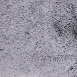 Habitat Faux Fur Tipped Cushion - Charcoal - 43x43cm - thumbnail 2