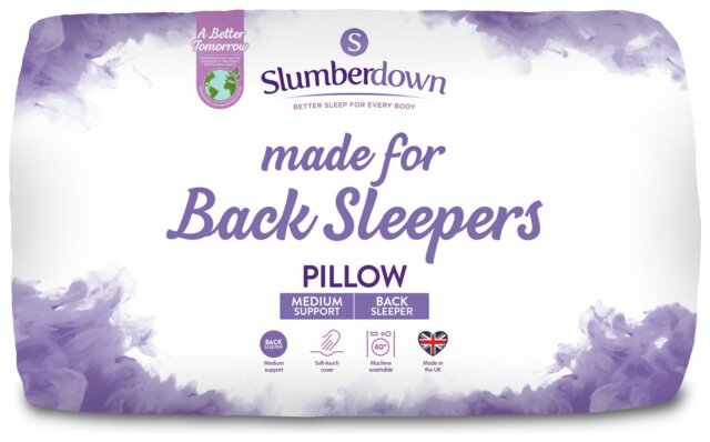 SlumberDown Medium Support Back Sleeper Pillow - image 1