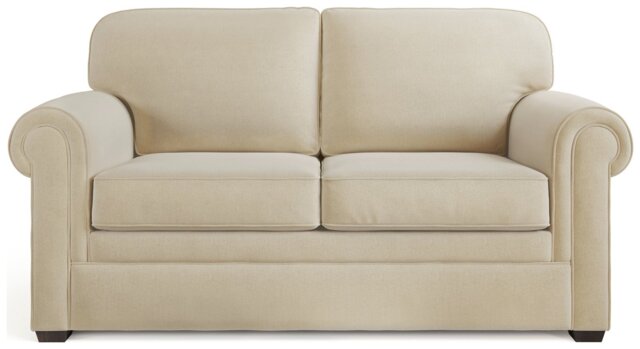 Jay-Be Heritage Fabric 2 Seater Sofa Bed - Cream - image 1