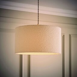 ValueLights Reni Cream Boucle Easy Fit Lampshade - 45cm - thumbnail 2