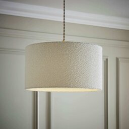 ValueLights Reni Cream Boucle Easy Fit Lampshade - 45cm - thumbnail 1