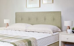 Argos Home Dalham Fabric Kingsize Headboard - Natural