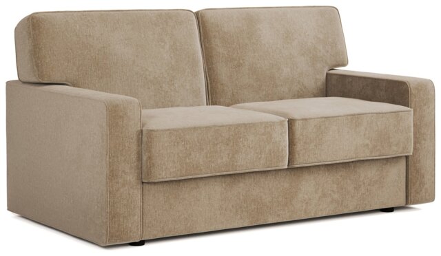 Jay-Be Linea Fabric 2 Seater Sofa Bed - Stone - image 1