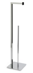 Argos Home Freestanding Toilet Roll Holder - Chrome - thumbnail 2