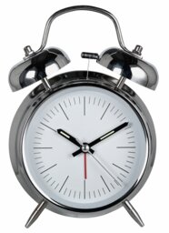 Constant Twin Bell Alarm Clock - Silver - thumbnail 2