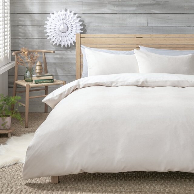 Habitat Cord Cream Bedding Set - Double - image 1