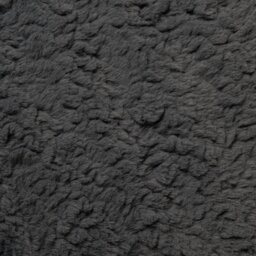 Habitat Faux Fur Textured Cushion - Charcoal - 43x43cm - thumbnail 2