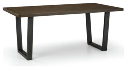 Julian Bowen Brooklyn 6 Seater Dining Table - Dark Oak - thumbnail 2
