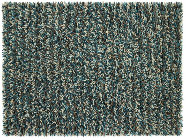 Origins Blue Wool Shaggy Rug - 160x230cm - image 1