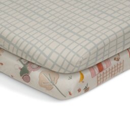 Habitat Cotton Little Farm Nursery Twin Fitted Sheet - Cots - thumbnail 1