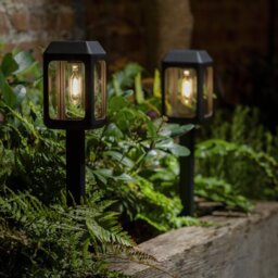 Habitat Warm White Solar Stake Light - Set of 2 - thumbnail 1