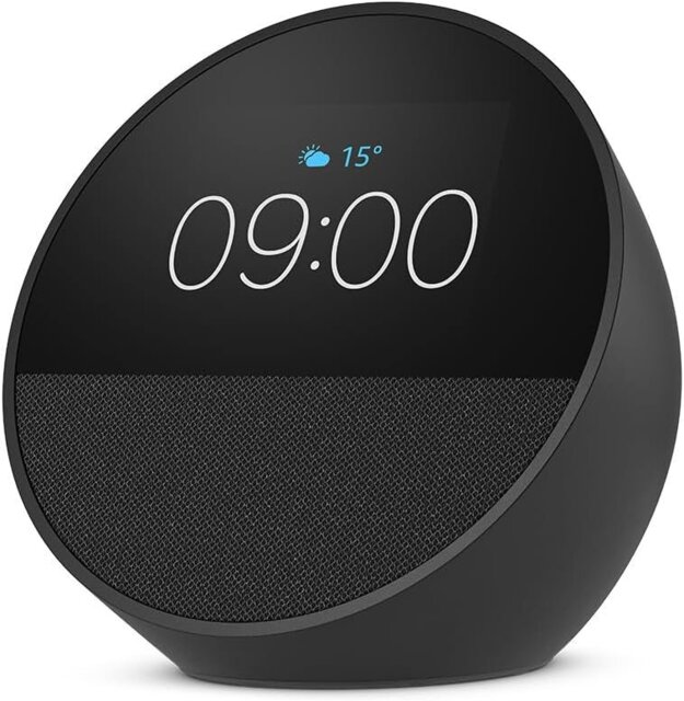 Amazon Echo Spot Smart Alarm Clock with Alexa - Black - image 1