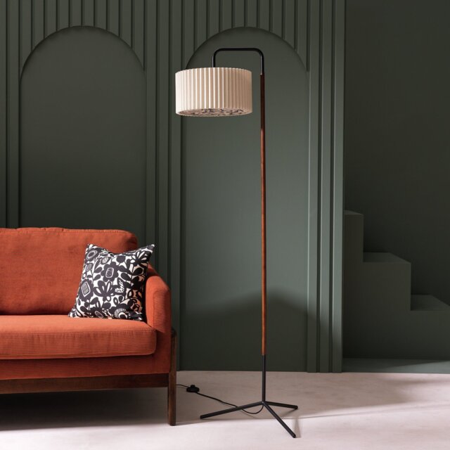 Habitat x Scion Kukkia Floor Lamp - Cream - image 1