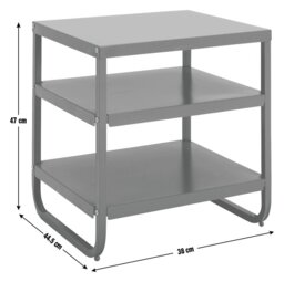 Habitat Lorelei Side Table - Black - thumbnail 2
