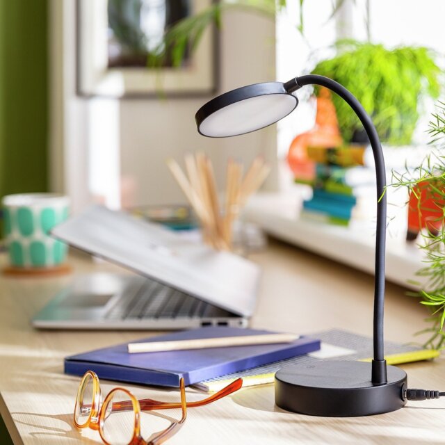 Habitat Mopsa LED Desk Lamp - Black - image 1