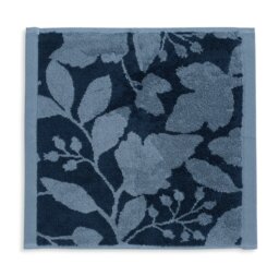 Habitat Foliage 2 Pack Face Cloth - Navy - thumbnail 2