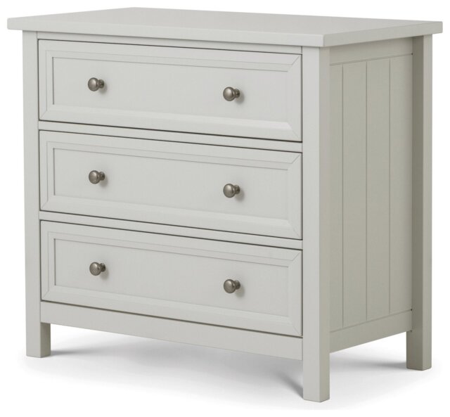 Julian Bowen Maine 5 Drawer Chest - Dove Grey - image 1