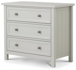 Julian Bowen Maine 5 Drawer Chest - Dove Grey - thumbnail 1