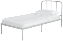 Argos Home Freja Single Metal Bed Frame - Silver - thumbnail 1